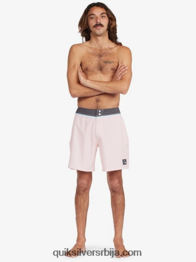 мушкарци Quiksilver солид снап 17 рециклираних гаћица нежно розе Z824VN1829