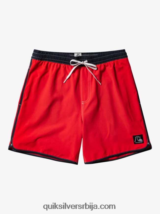 мушкарци Quiksilver оригинална капица 17 волеја високог ризика црвена Z824VN198