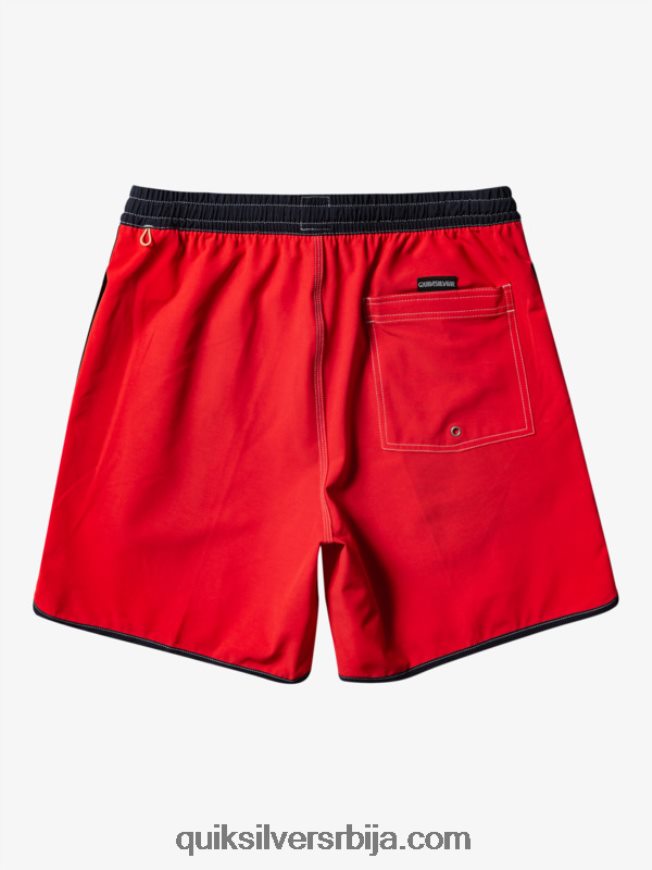 мушкарци Quiksilver оригинална капица 17 волеја високог ризика црвена Z824VN198