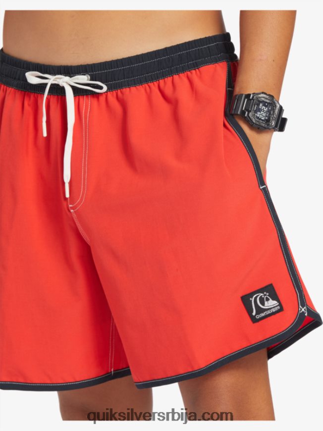 мушкарци Quiksilver оригинална капица 17 волеја високог ризика црвена Z824VN198