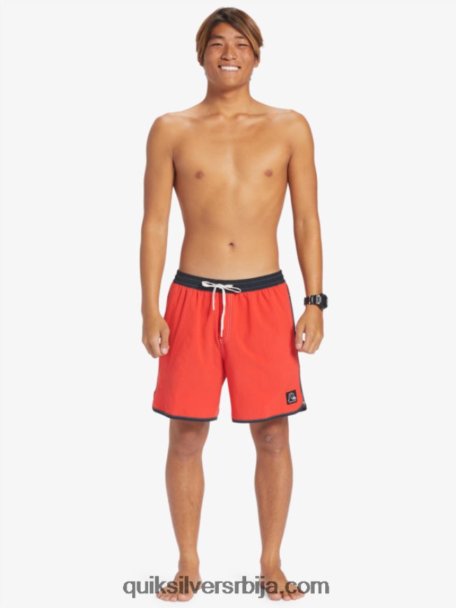 мушкарци Quiksilver оригинална капица 17 волеја високог ризика црвена Z824VN198
