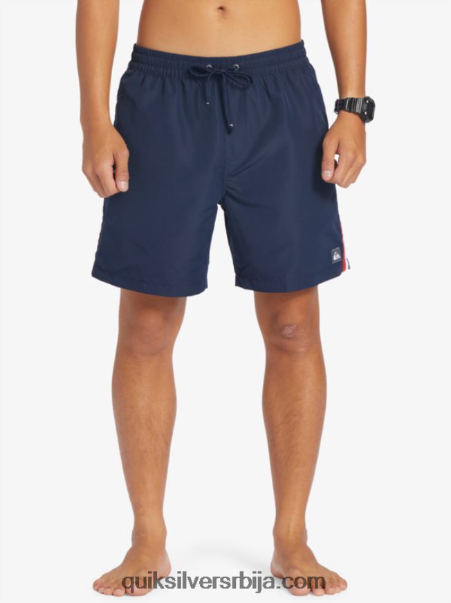 мушкарци Quiksilver плажа молим 17 волеја морнарски сако Z824VN280