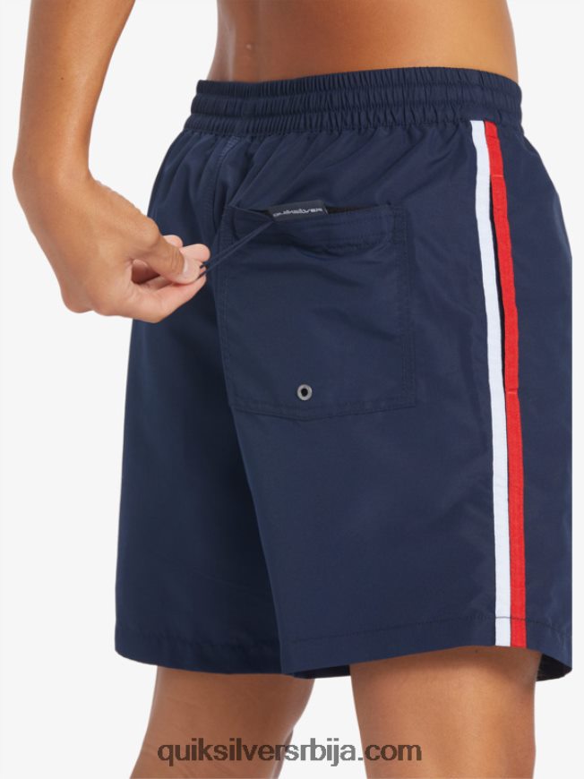 мушкарци Quiksilver плажа молим 17 волеја морнарски сако Z824VN280