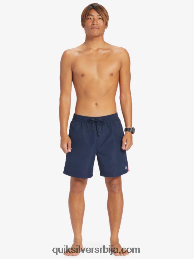 мушкарци Quiksilver плажа молим 17 волеја морнарски сако Z824VN280