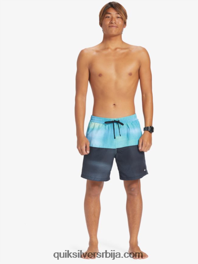 мушкарци Quiksilver кундак лого 17 волеја река плава Z824VN482