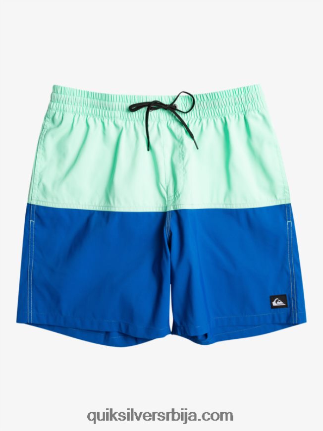 мушкарци Quiksilver кундак лого 17 волеја сноркел блуе Z824VN485