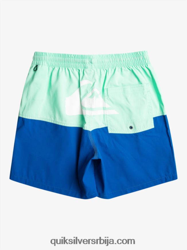 мушкарци Quiksilver кундак лого 17 волеја сноркел блуе Z824VN485
