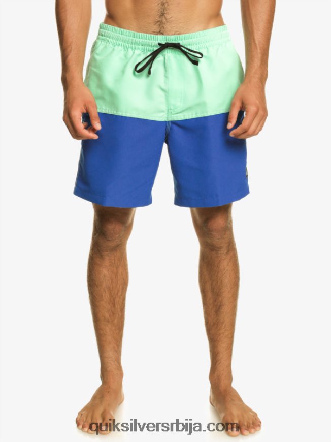 мушкарци Quiksilver кундак лого 17 волеја сноркел блуе Z824VN485