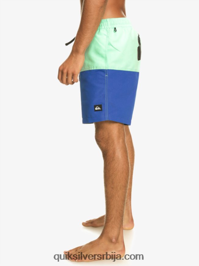 мушкарци Quiksilver кундак лого 17 волеја сноркел блуе Z824VN485