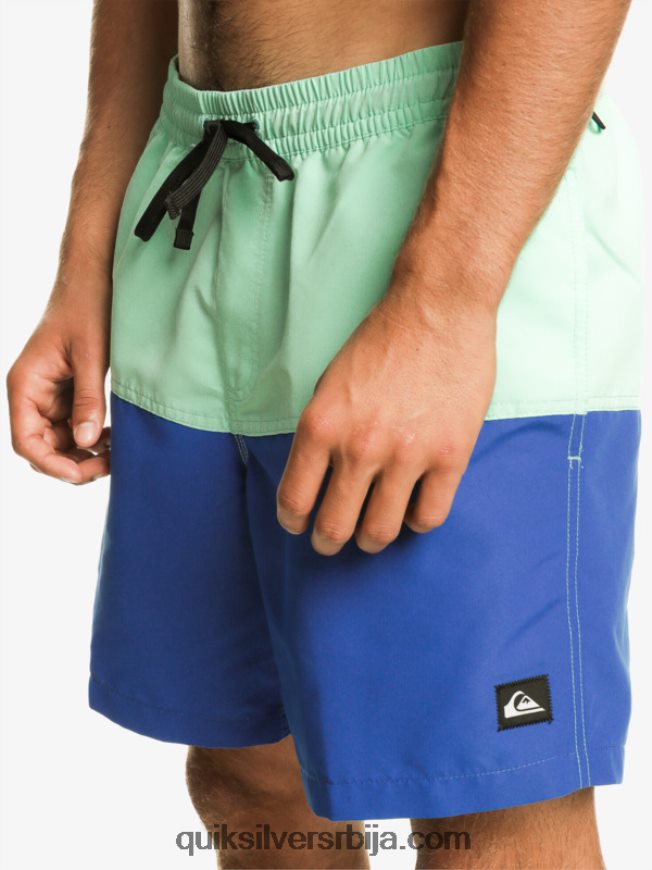 мушкарци Quiksilver кундак лого 17 волеја сноркел блуе Z824VN485