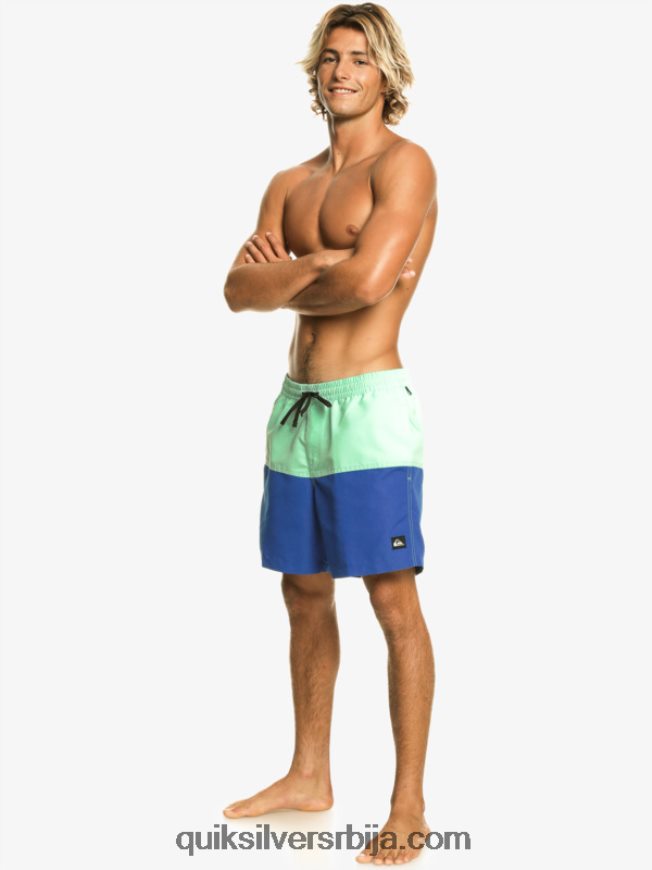 мушкарци Quiksilver кундак лого 17 волеја сноркел блуе Z824VN485