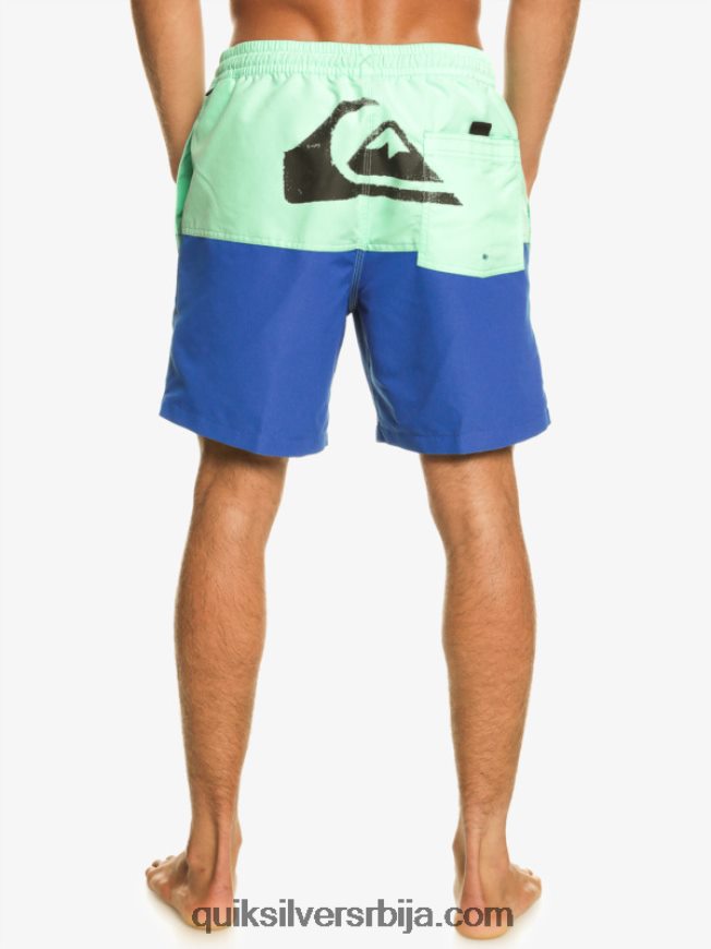 мушкарци Quiksilver кундак лого 17 волеја сноркел блуе Z824VN485