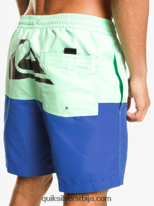 мушкарци Quiksilver кундак лого 17 волеја сноркел блуе Z824VN485