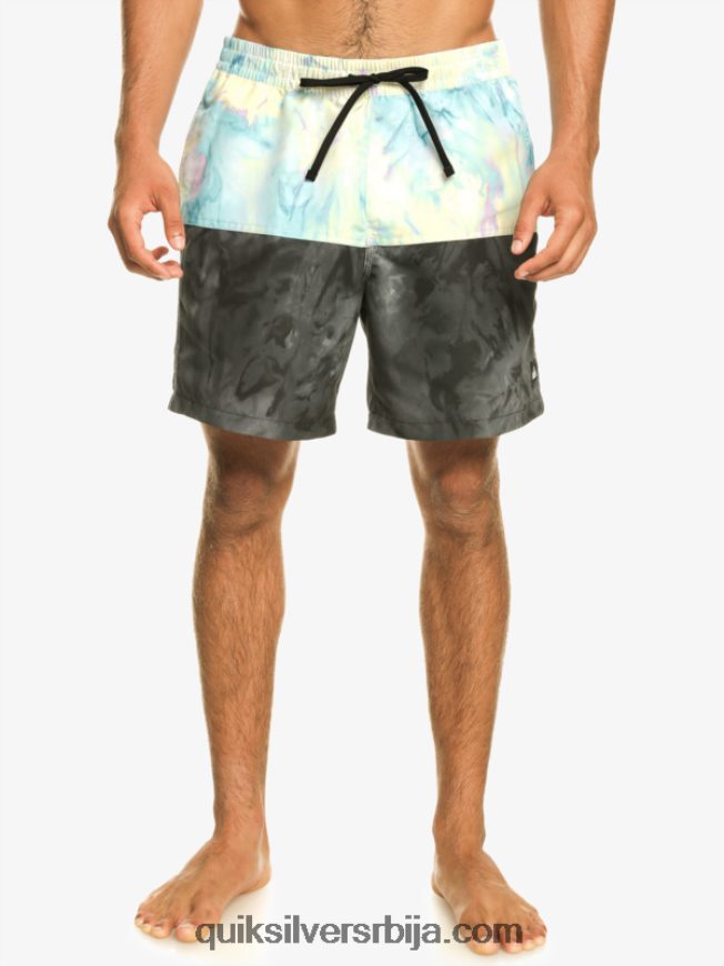 мушкарци Quiksilver кундак лого 17 волеја црн Z824VN486