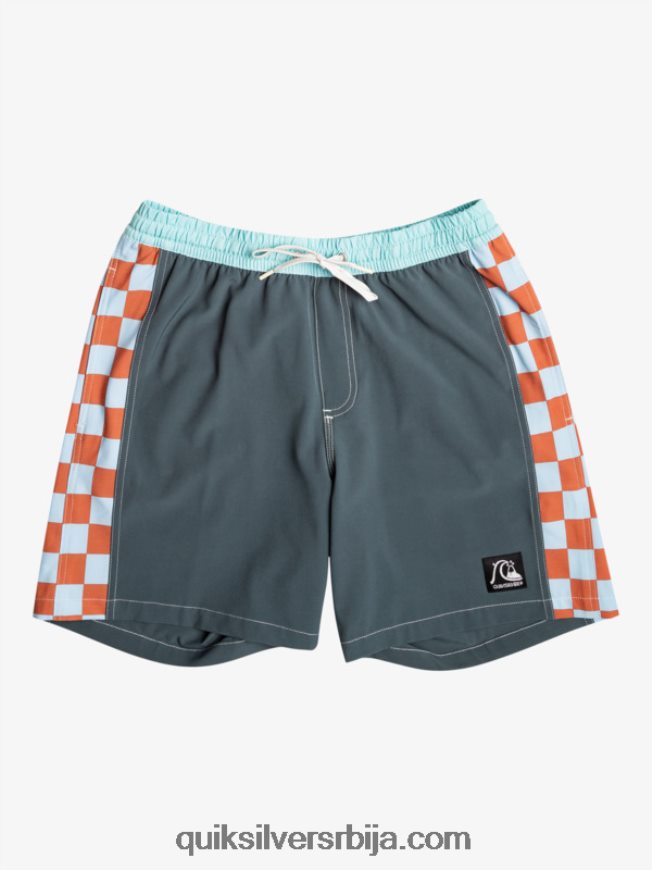 мушкарци Quiksilver оригинални лук 17 волеја тамни шкриљевац Z824VN532