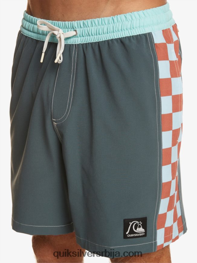 мушкарци Quiksilver оригинални лук 17 волеја тамни шкриљевац Z824VN532