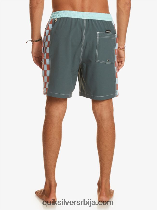 мушкарци Quiksilver оригинални лук 17 волеја тамни шкриљевац Z824VN532