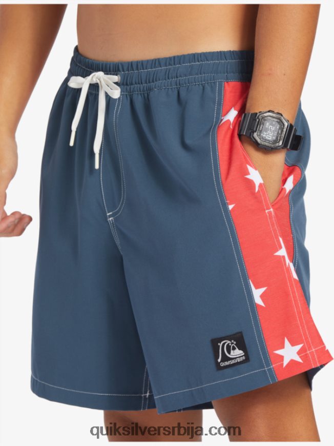 мушкарци Quiksilver оригинални лук 17 волеја поноћна морнарица Z824VN533