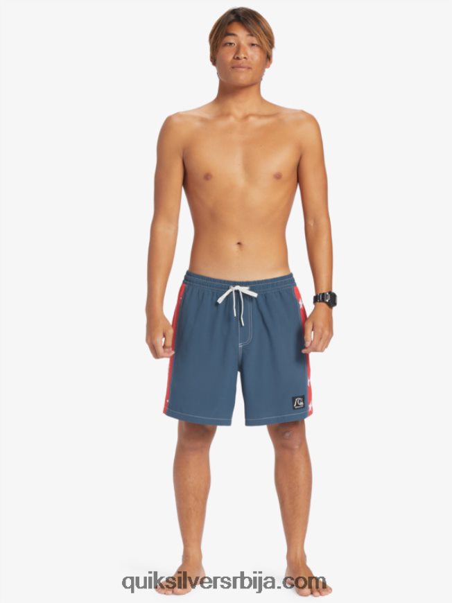 мушкарци Quiksilver оригинални лук 17 волеја поноћна морнарица Z824VN533