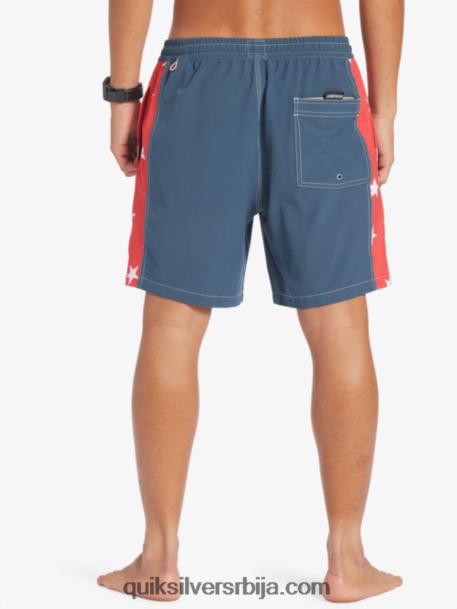 мушкарци Quiksilver оригинални лук 17 волеја поноћна морнарица Z824VN533