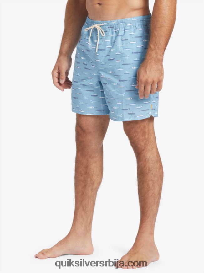 мушкарци Quiksilver ватерман драг недеља 17 волеј сумрачна плава драга недеља Z824VN544