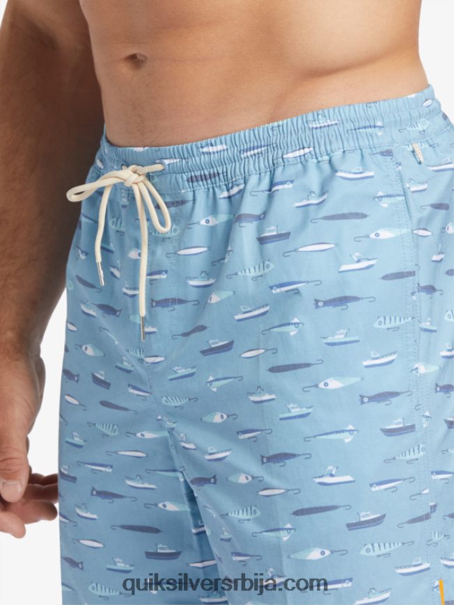 мушкарци Quiksilver ватерман драг недеља 17 волеј сумрачна плава драга недеља Z824VN544