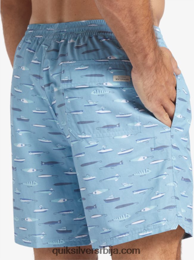 мушкарци Quiksilver ватерман драг недеља 17 волеј сумрачна плава драга недеља Z824VN544