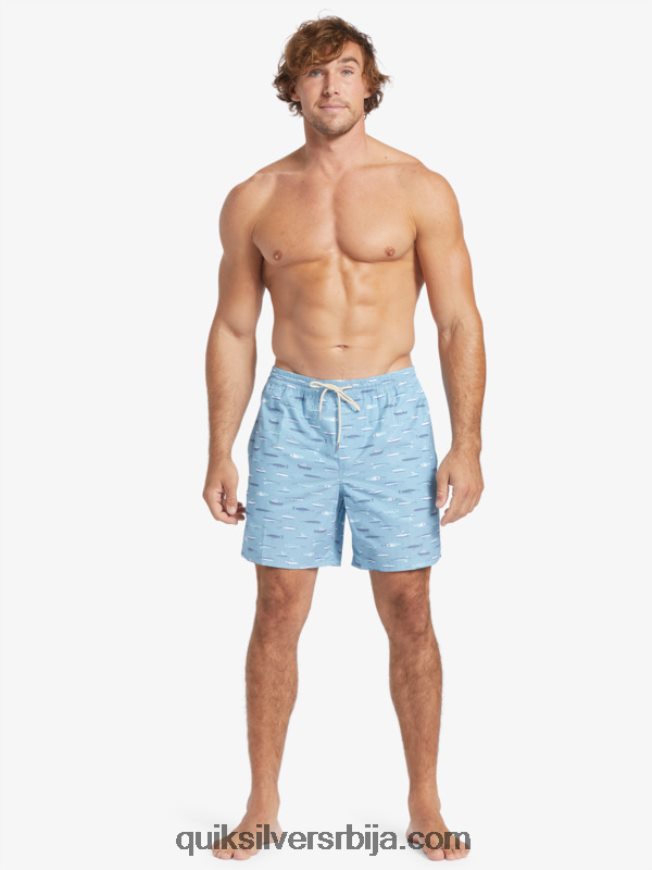 мушкарци Quiksilver ватерман драг недеља 17 волеј сумрачна плава драга недеља Z824VN544