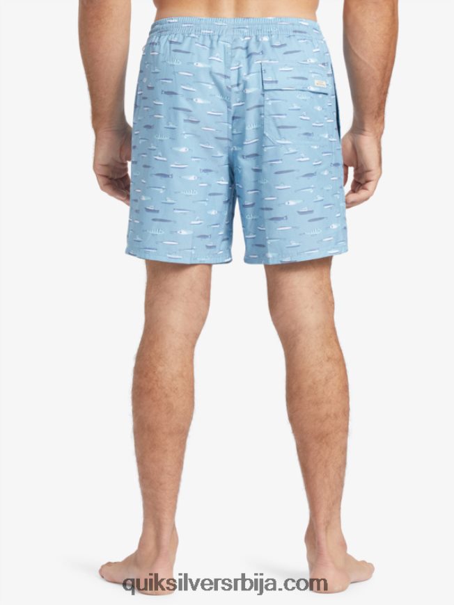 мушкарци Quiksilver ватерман драг недеља 17 волеј сумрачна плава драга недеља Z824VN544