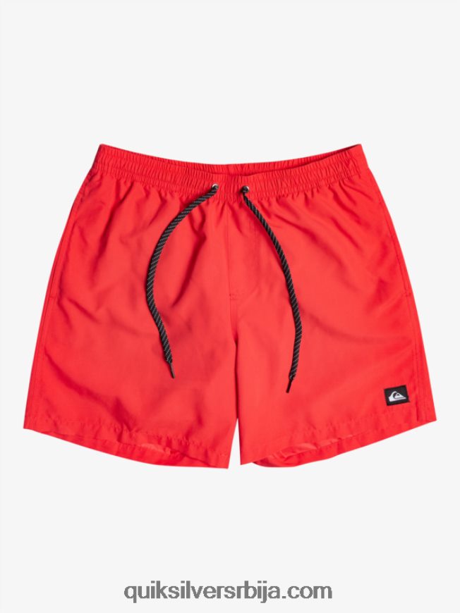 мушкарци Quiksilver свакодневно 17 волеја високог ризика црвена Z824VN618