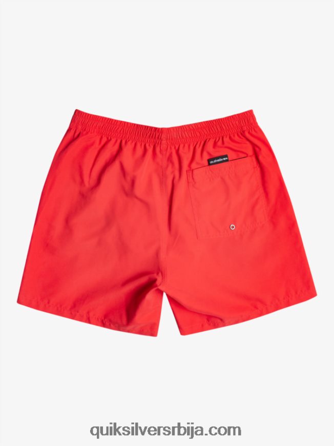 мушкарци Quiksilver свакодневно 17 волеја високог ризика црвена Z824VN618