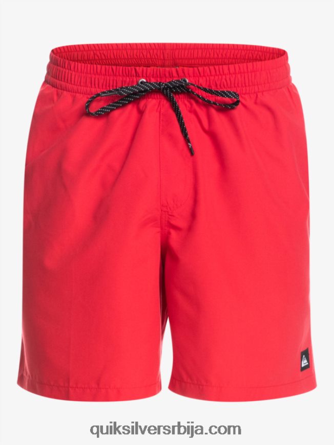 мушкарци Quiksilver свакодневно 17 волеја високог ризика црвена Z824VN618
