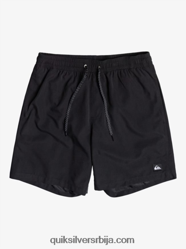 мушкарци Quiksilver свакодневно 17 волеја црн Z824VN619