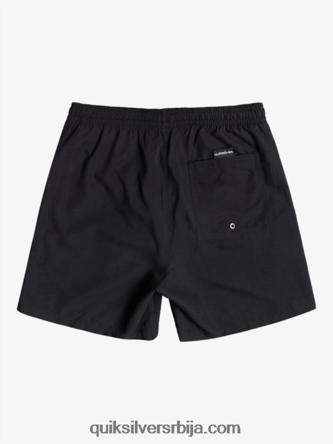 мушкарци Quiksilver свакодневно 17 волеја црн Z824VN619