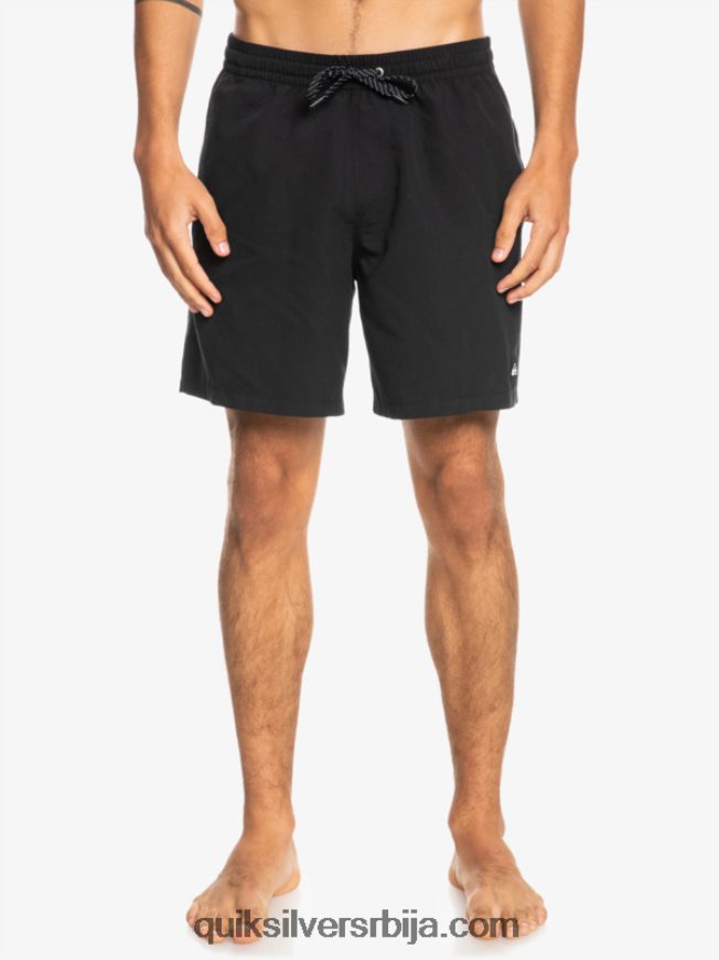 мушкарци Quiksilver свакодневно 17 волеја црн Z824VN619