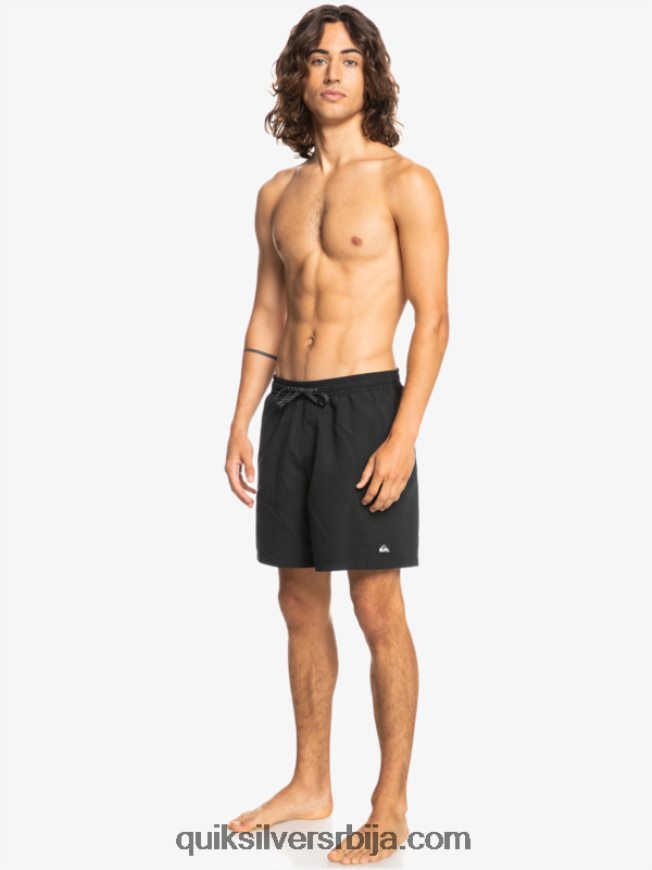 мушкарци Quiksilver свакодневно 17 волеја црн Z824VN619