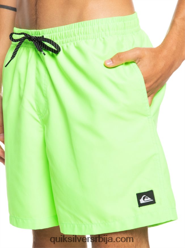 мушкарци Quiksilver свакодневно 17 волеја зелени гекон Z824VN621