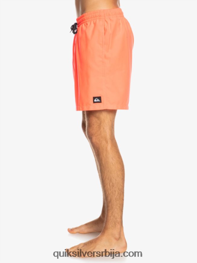 мушкарци Quiksilver свакодневно 17 волеја ватрени корал Z824VN624