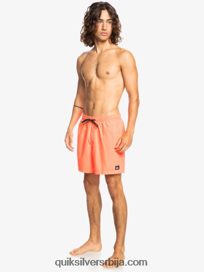 мушкарци Quiksilver свакодневно 17 волеја ватрени корал Z824VN624