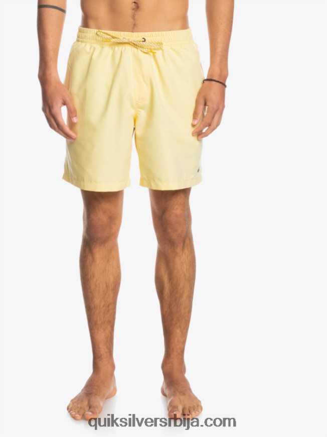 мушкарци Quiksilver свакодневно 17 волеја бледа банана Z824VN628
