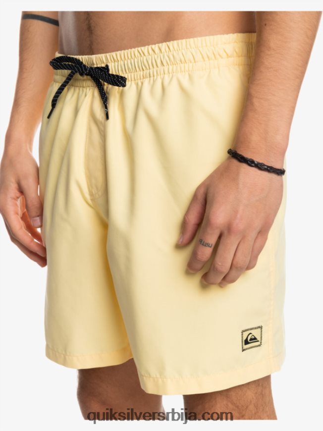 мушкарци Quiksilver свакодневно 17 волеја бледа банана Z824VN628