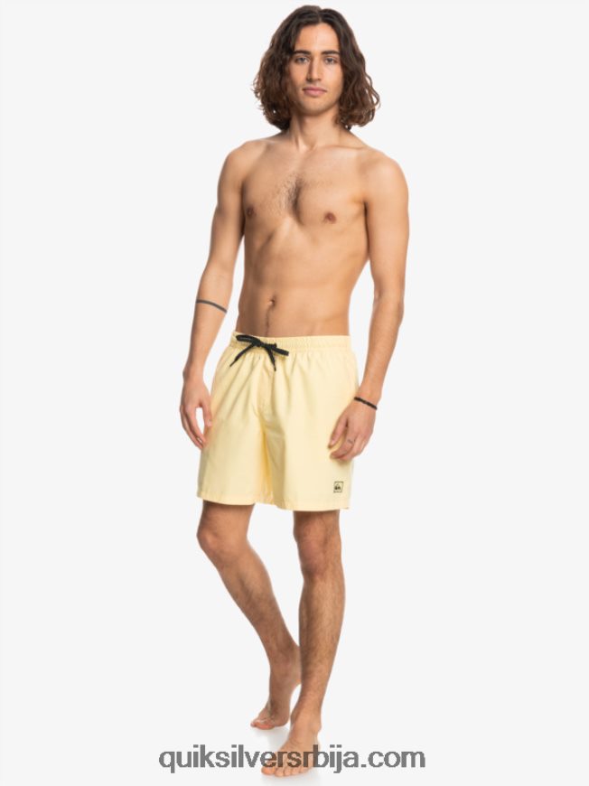 мушкарци Quiksilver свакодневно 17 волеја бледа банана Z824VN628