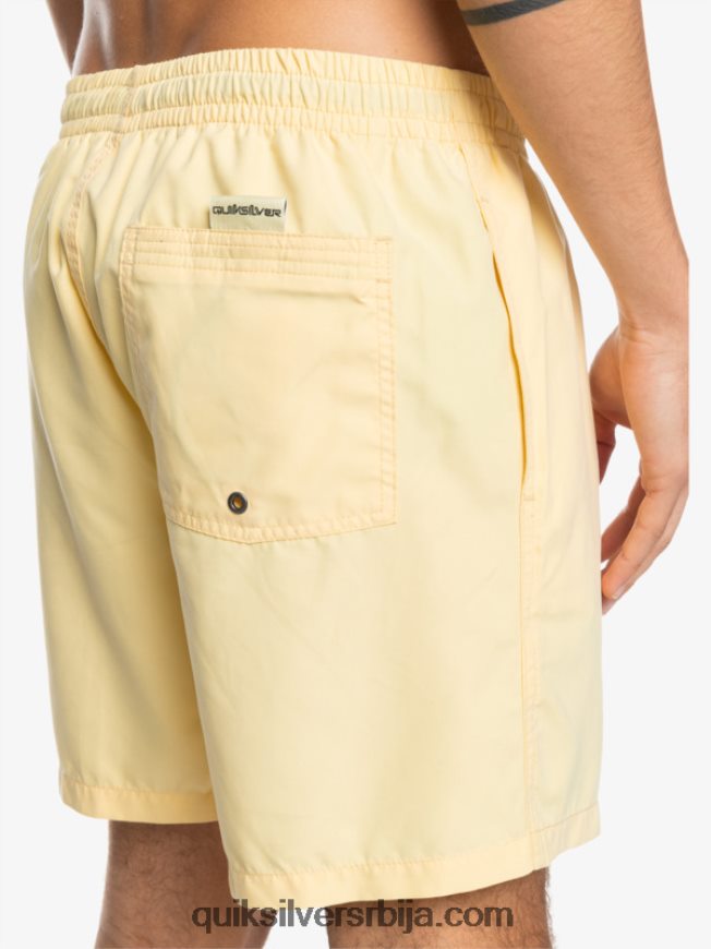 мушкарци Quiksilver свакодневно 17 волеја бледа банана Z824VN628