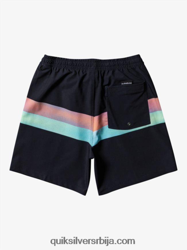 мушкарци Quiksilver сурфсилк аир-брусх 17 волеја црн Z824VN654