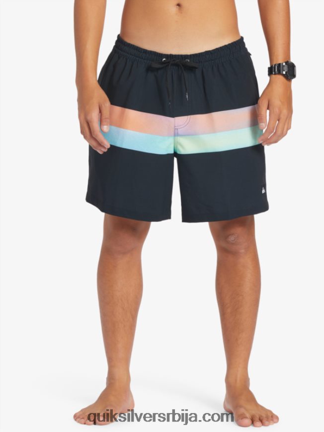 мушкарци Quiksilver сурфсилк аир-брусх 17 волеја црн Z824VN654