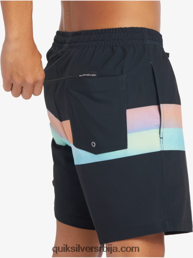 мушкарци Quiksilver сурфсилк аир-брусх 17 волеја црн Z824VN654