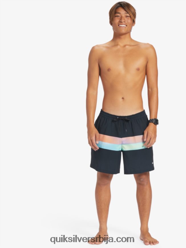 мушкарци Quiksilver сурфсилк аир-брусх 17 волеја црн Z824VN654