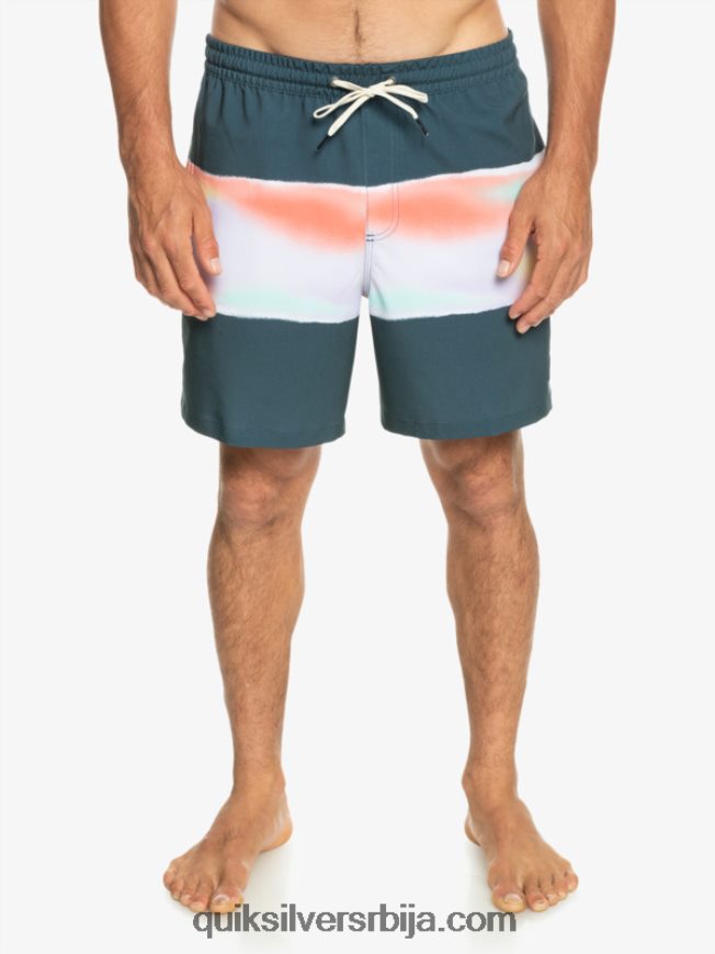 мушкарци Quiksilver сурфсилк аир-брусх 17 волеја поноћна морнарица Z824VN657