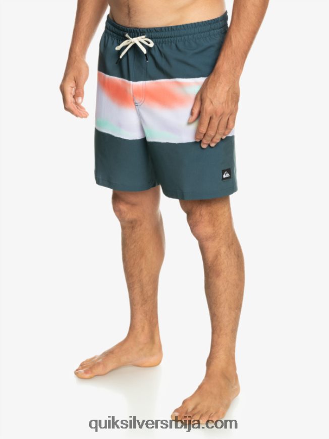 мушкарци Quiksilver сурфсилк аир-брусх 17 волеја поноћна морнарица Z824VN657