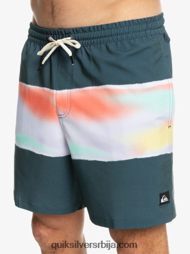 мушкарци Quiksilver сурфсилк аир-брусх 17 волеја поноћна морнарица Z824VN657